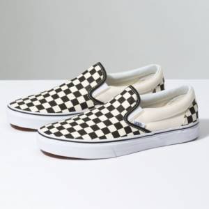TÊNIS VANS SLIP ON QUADRICULADO | BLACK/WHITE