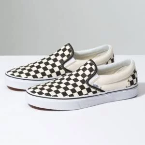 TÊNIS VANS SLIP ON QUADRICULADO | BLACK/WHITE