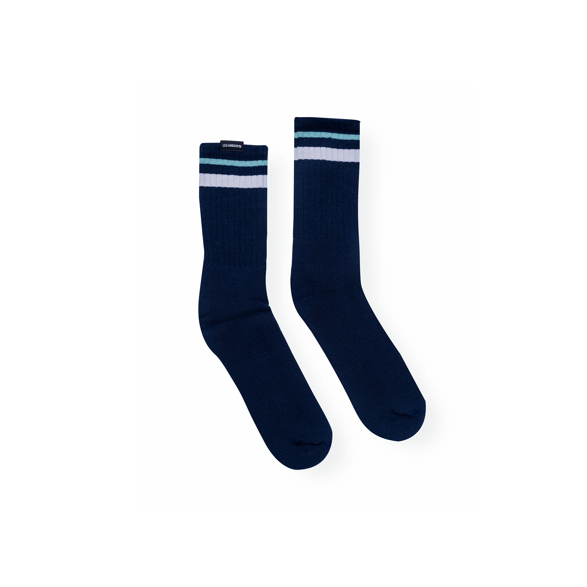 MEIA HOCKS LISTRAS (UM PAR) | AZUL